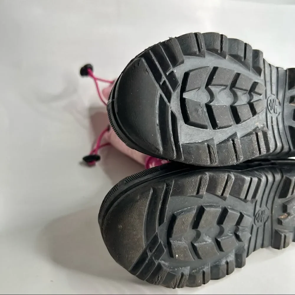Kamik Pink and black Snowridge Snow boots